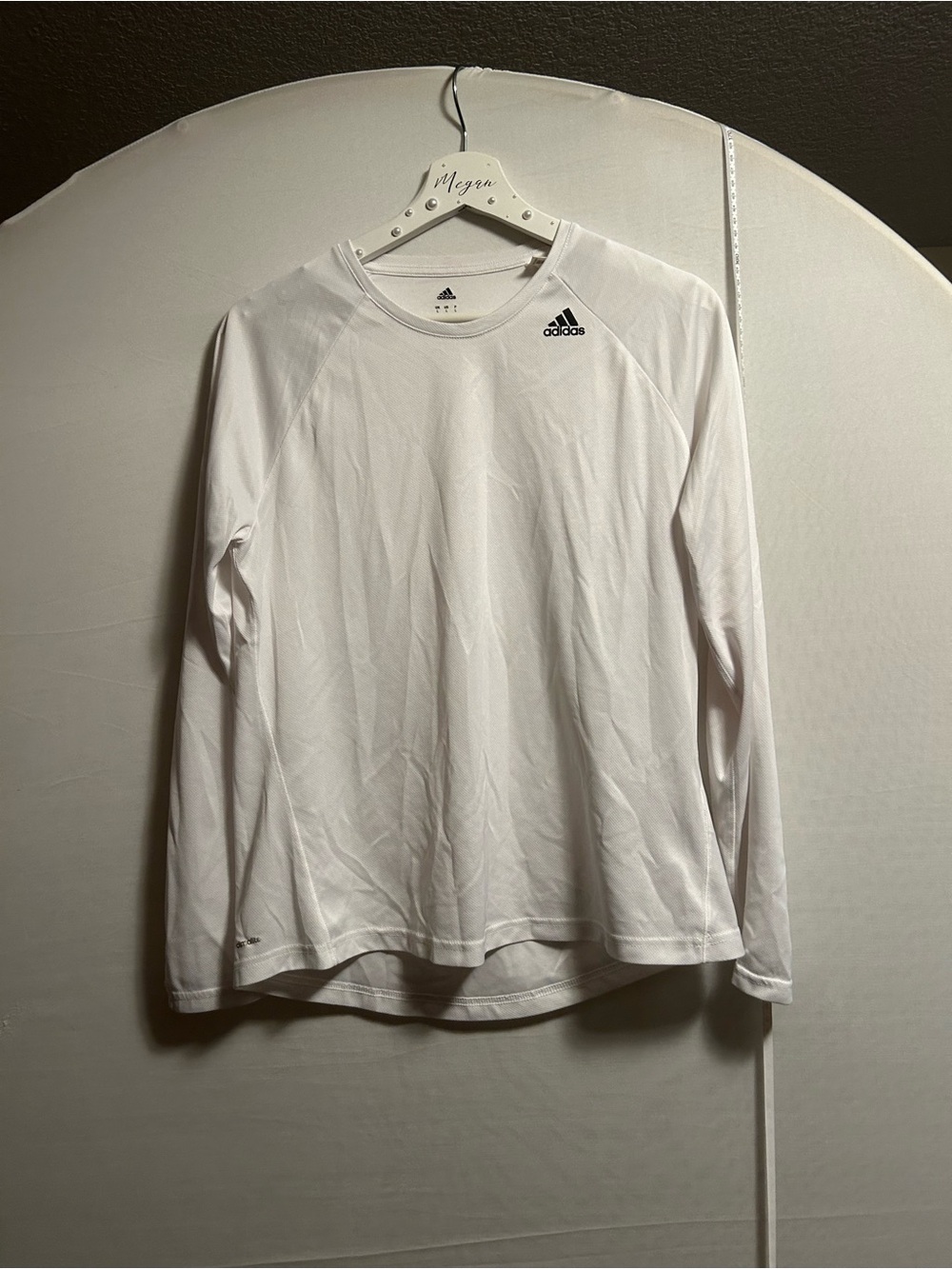 Adidas Women’s Long Sleeve Performance Tee - White
